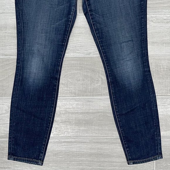 Good American Good Waist High-Rise Slimming Stretch Denim Jeans in BLUE188 Sz 30 - Picture 6 of 13